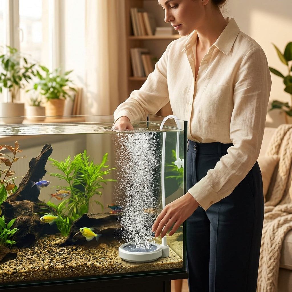 Nano Air Stone Bubbler for Aquarium Oxygenation